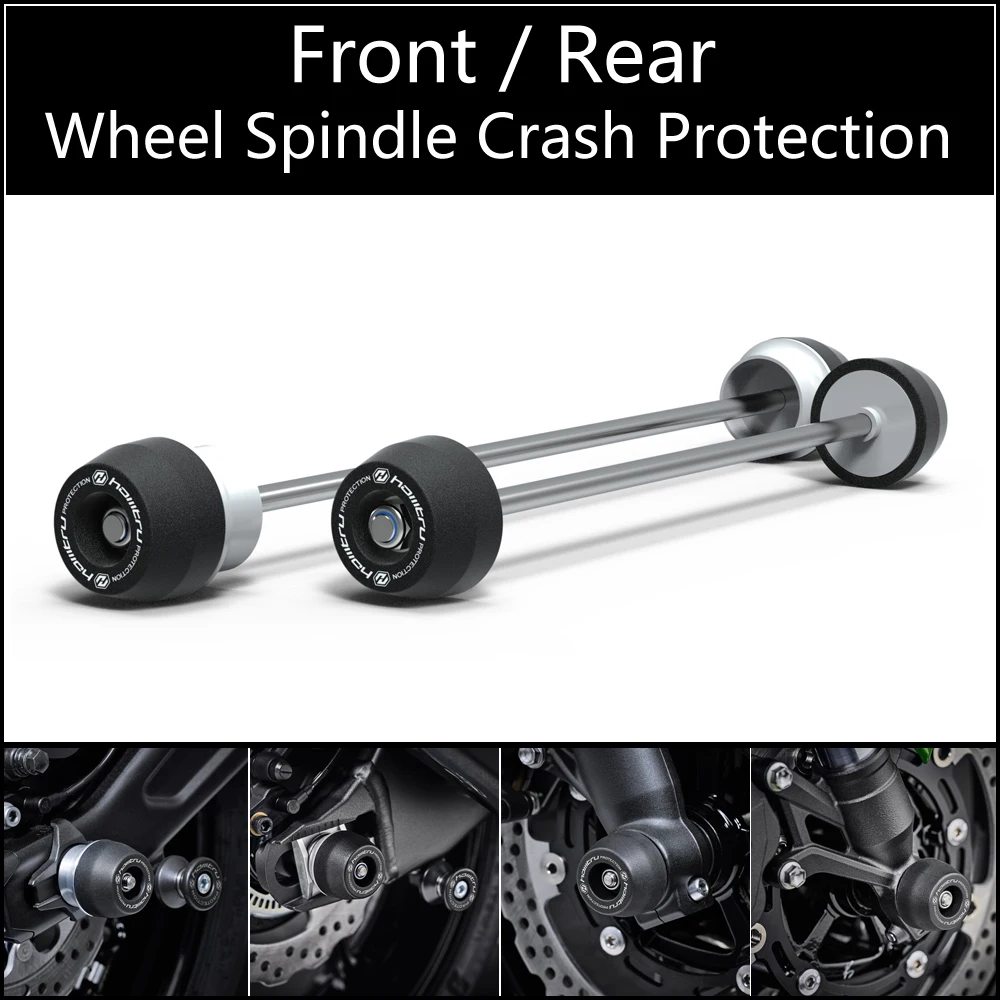 RearFrontAxleForkCrashSliderForKawasakiZ650Z650RSNinja650