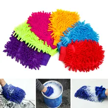 

6Pcs Waterproof Car Washing Cleaning Gloves Microfiber Car Cleaning Mitt Detailing Brush Auto Care Double-faced Glove