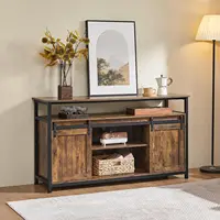 TV Stand for 65 Inch TV, Farmhouse Entertainment Center with Storage, Wood Tall TV Stands for Living Room with, Customized 5