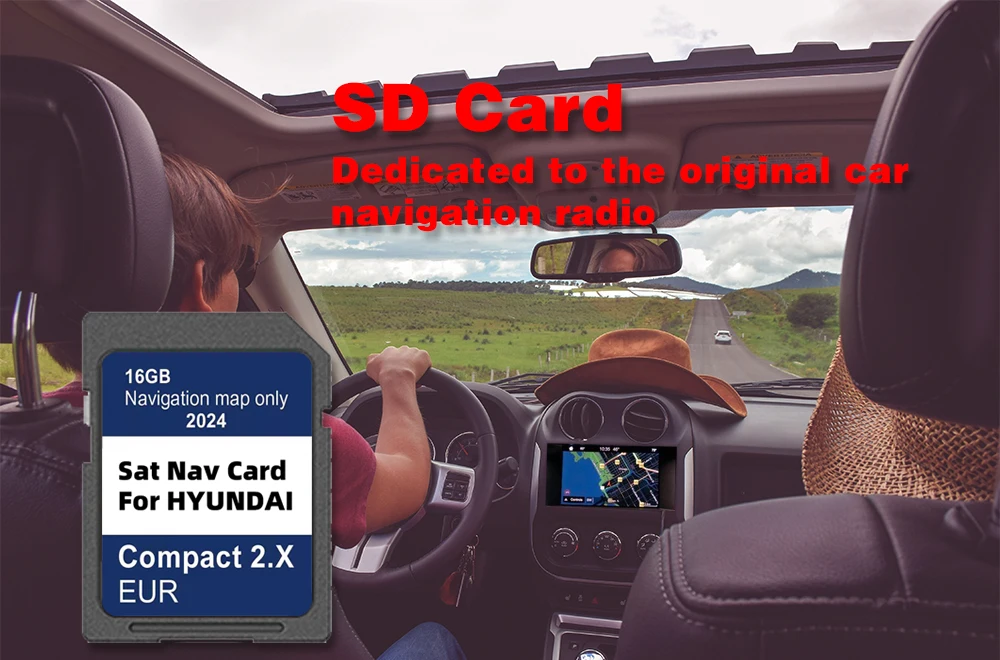 ̼ GEN2 SD ī Ʈ 2.X,  H1, i20, Ÿ, ׷ Ÿ,   Sat Nav, EU UK ֽ Ʈ 2024