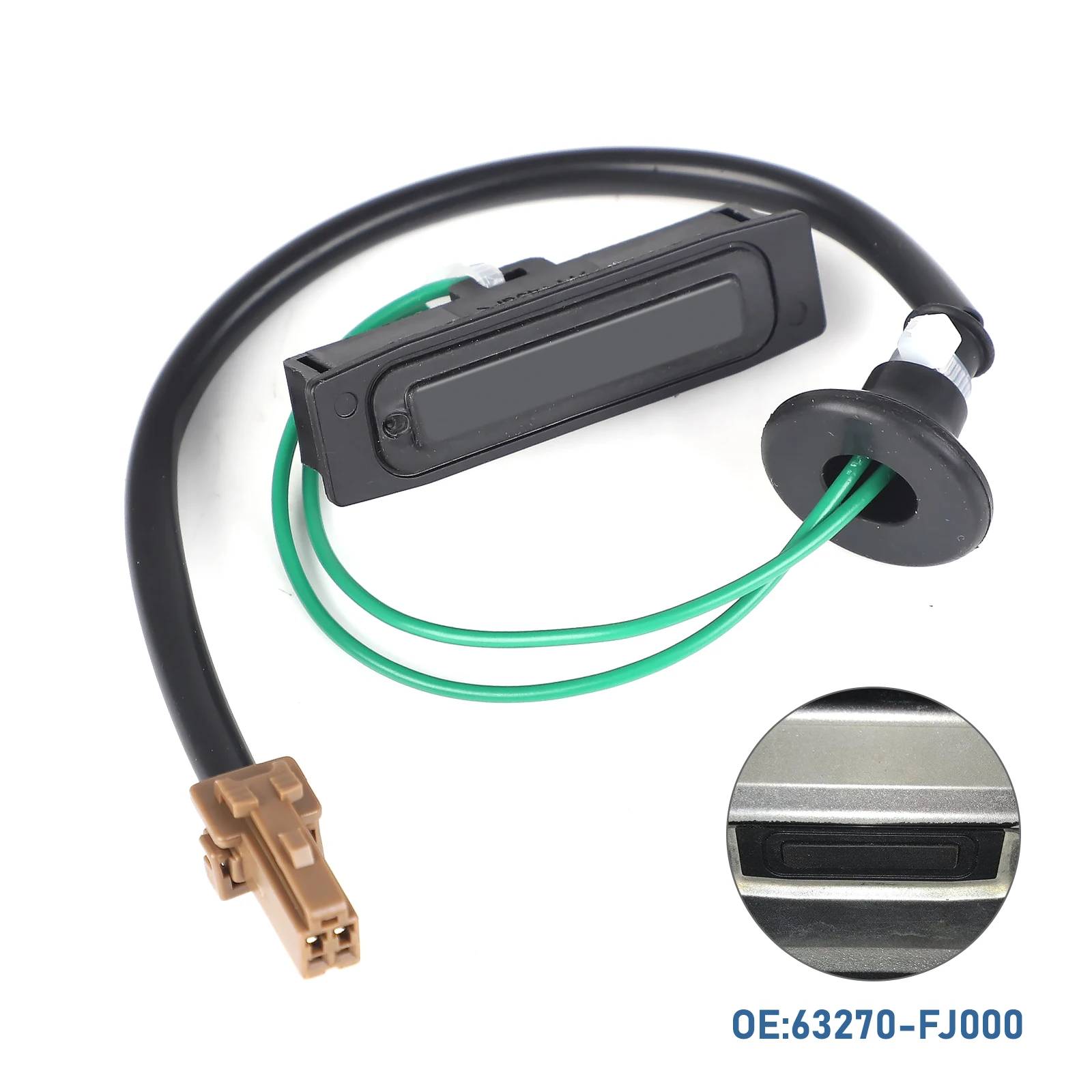 Kofferraum-Entriegelungsgriff-Schalter für Subaru XV Forester Legacy Outback Crosstrek Impreza WRX STi Tribeca 63270FG001 63270FG000