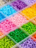14000PCS Fuse Beads Box Pixel Puzzle Iron Beads For Kids Ironing Beads DIY Early Education Craft Toy Accessory beads refill pack 4