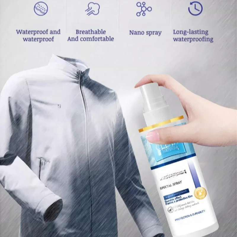 Waterproof Spray Jacket Waterproof Spray Clothes Nano Repair Stain Coating Hydrophobic Rain-proof Stain-proof 200ml/800ml