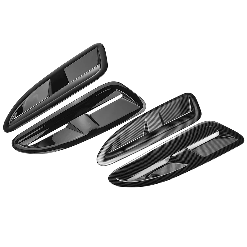 1 Paio Di Cappucci Anteriori Universali Per Auto Stile Xkr Prese D'Aria Per Cofano Copertura Per Uscita Aria Trim Per Jaguar Xkr Xk8