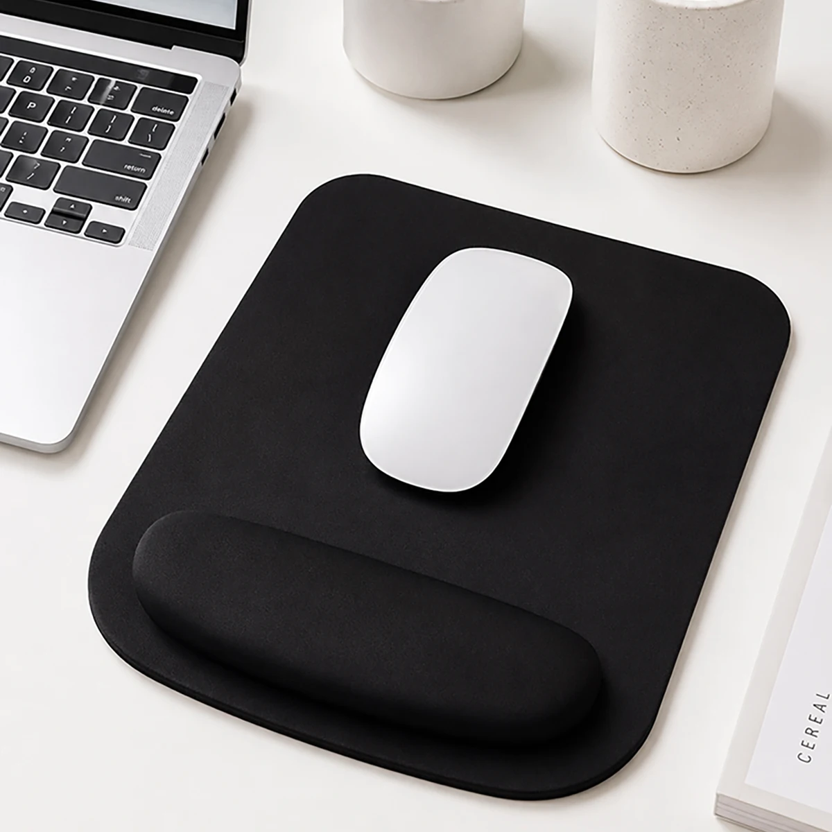 Ergonomic Silicone Wrist Rest Mouse Pad with 3D Comfort Effect for Office Use