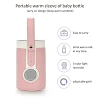 New Milk Heater, Baby Travel Stroller Heater with Control, 3 Bags of Rechargeable Insulated Smart Bottle 2