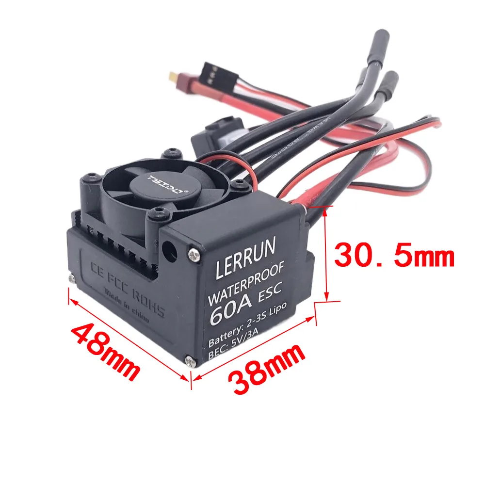 防水ブラシレスモーター,トラックバギー用,wltoys 124007 124017