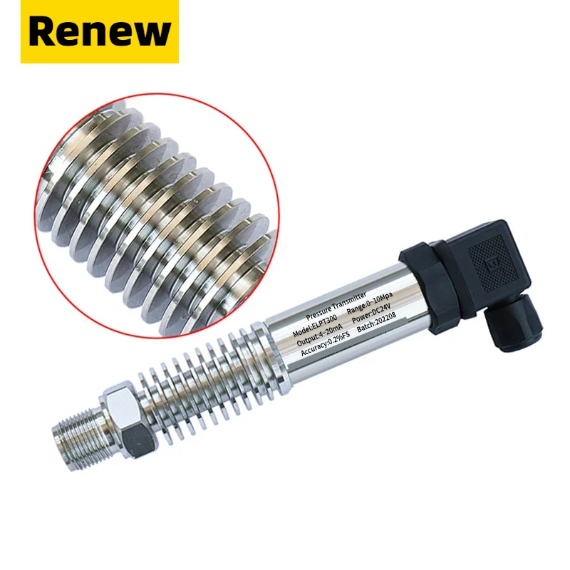 High Temperature Melt Pressure Sensor hvac Pressure Transducer Hydraulic 0-10v Oil Fuel Hot Water Steam Transmitter