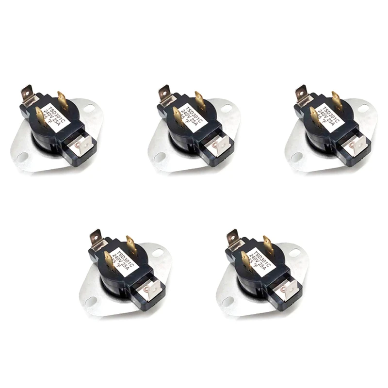 

5X Replacement Parts For 3387134 Dryer Cycle Thermostat - Easy Install For 3387135 3387139 WP3387134VP 306910 3387134