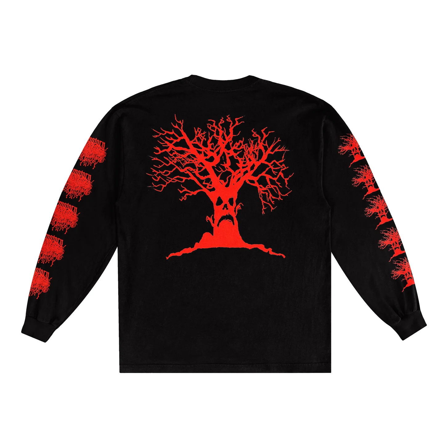 ♥︎︎∗︎*゜y2k ゴシック グランジ ダメージ加工 ロンTセット ロック レア ロゴ 長袖 Tシャツ トップス ロンT ダメージ 韓国 ストリート系