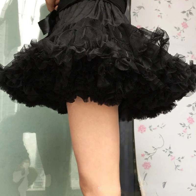 Lolita Ball Gown Cosplay Petticoat Underskirt Short Dress Petticoat Lolita Cosplay Sweet Soft Short Dress