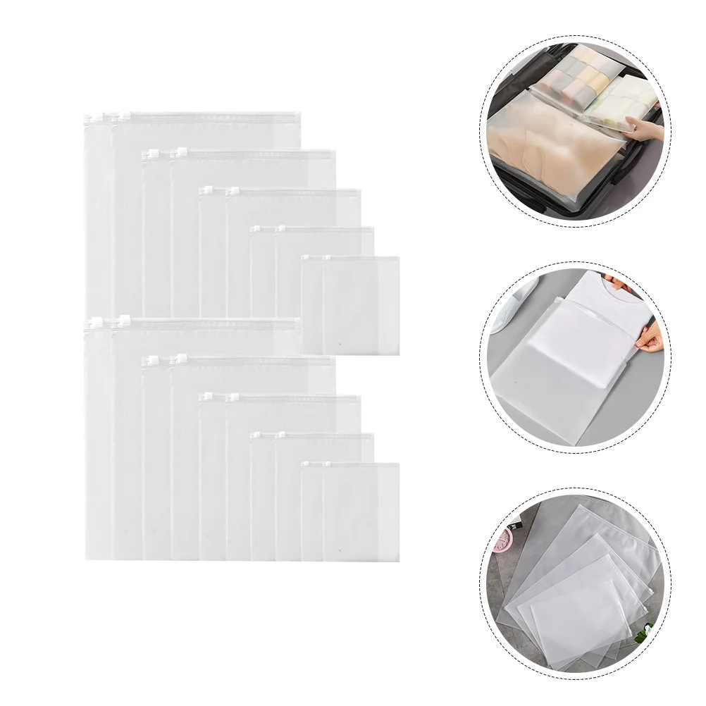 

10 Pcs Packing Bag Zipper Garment Travel Garment Bag Suitcase Organizer