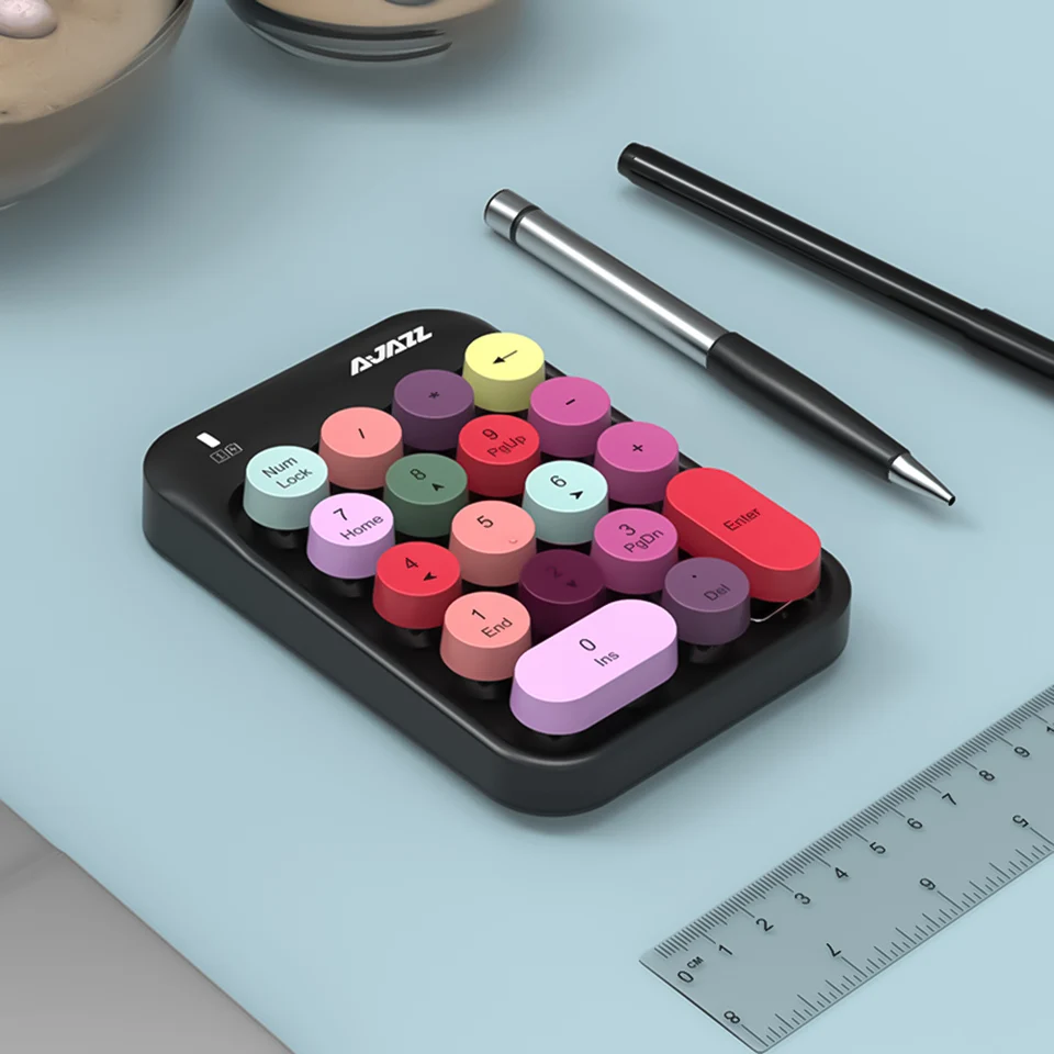 Tastierino Numerico Wireless AJAZZ AK18 18 Tasti - Verde, Per PC, Mac, Ufficio - Foto 9