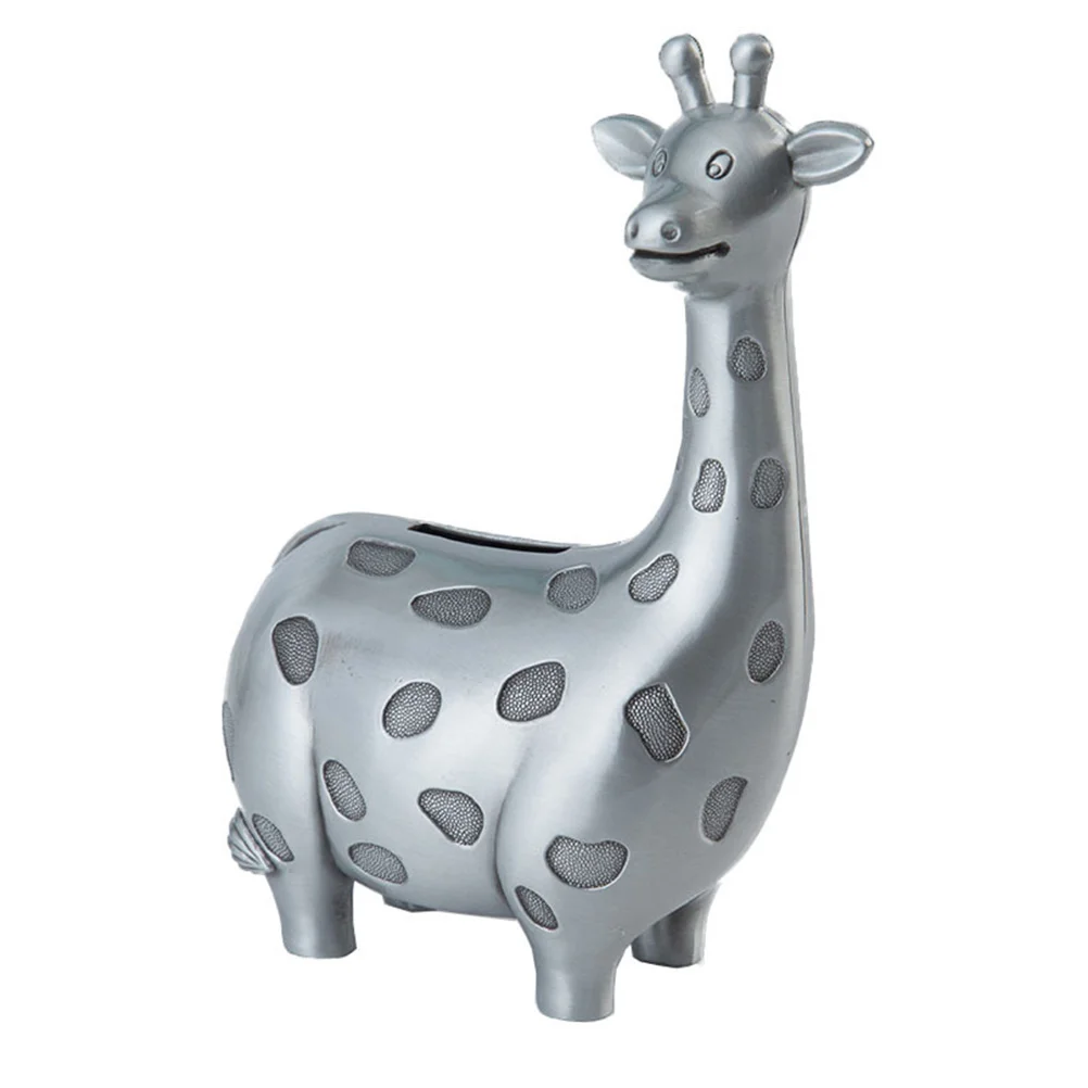 

Deer Piggy Bank for Kids Money Storage Jar Tank Pot Alloy Coin Child Craft Decor