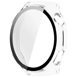 Premium Glass Screen Protector & Hard Protective Bumper for Smartwatch Accessories (Transparent)