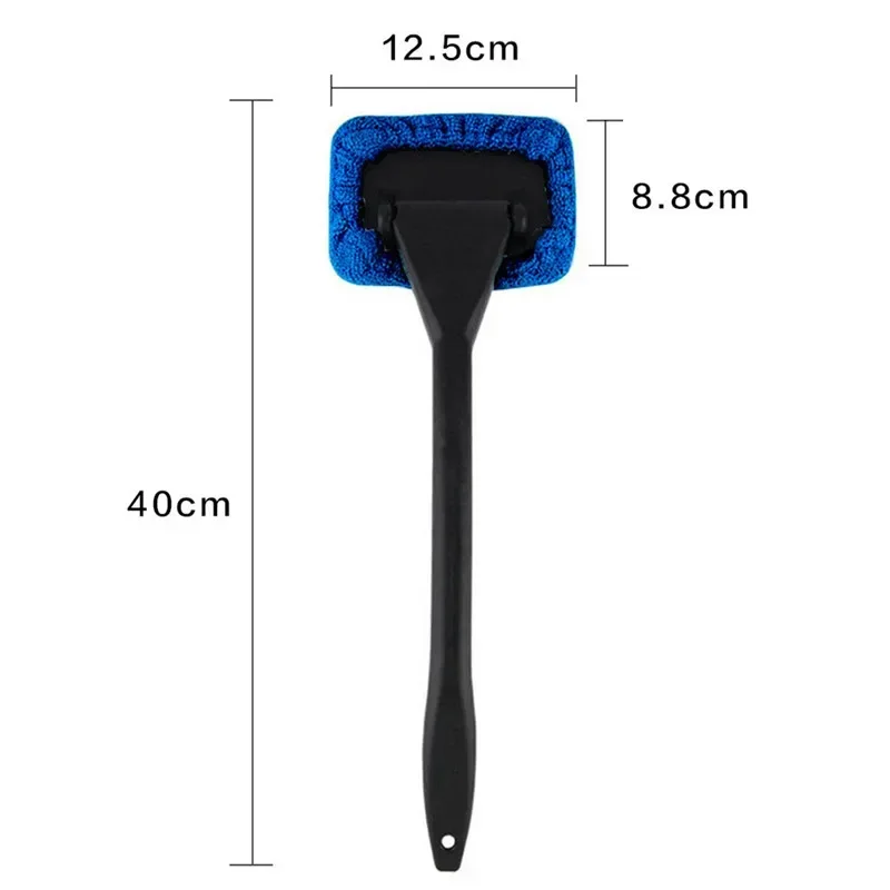 Car Window Cleaner Brush Kit Auto Cleaning Wash Tool with Long Handle Windshield Wiper Microfiber Wiper Cleaner Car Accessories images - 6
