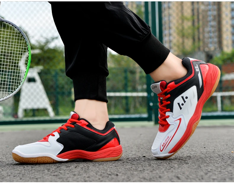 Description Picture 5 of itemMen Badminton Shoes Wear Resistant Sneakers Training Outdoor Table Tennis Shoes High Quality Casual Original Volleyball Shoes