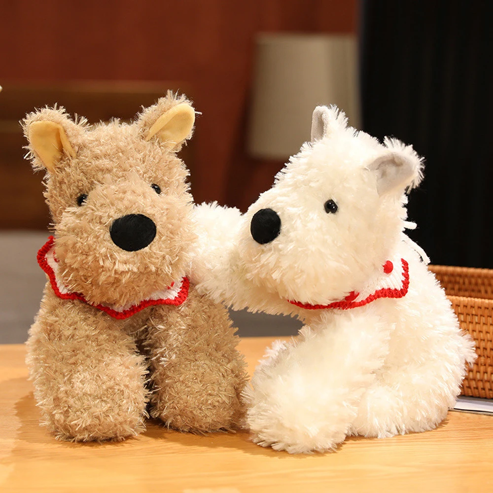 

Simulated West Highland Dog Doll Stuffed Plush Toy Children Girl Birthday Gift