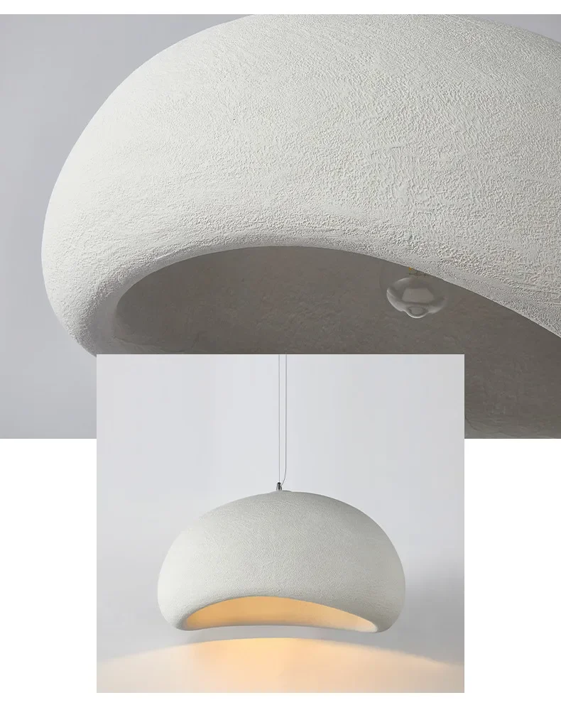 Nordic pendant light with cord suspension