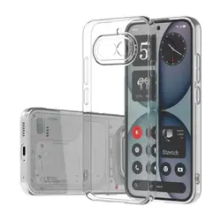 Ultra dunne transparante siliconen telefoonhoes met camera bescherming
