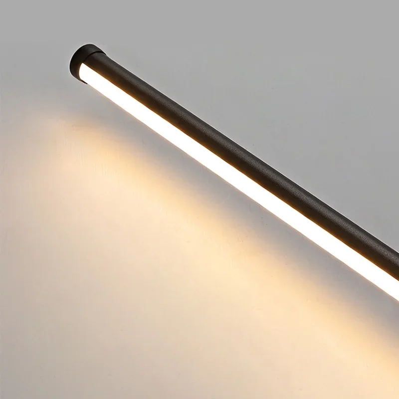 Modern LED Longer Pendant Lights Home Decor Hanging Lamp Dining Room Bedroom Bath Bedside Background Chandeliers Fixtures 5