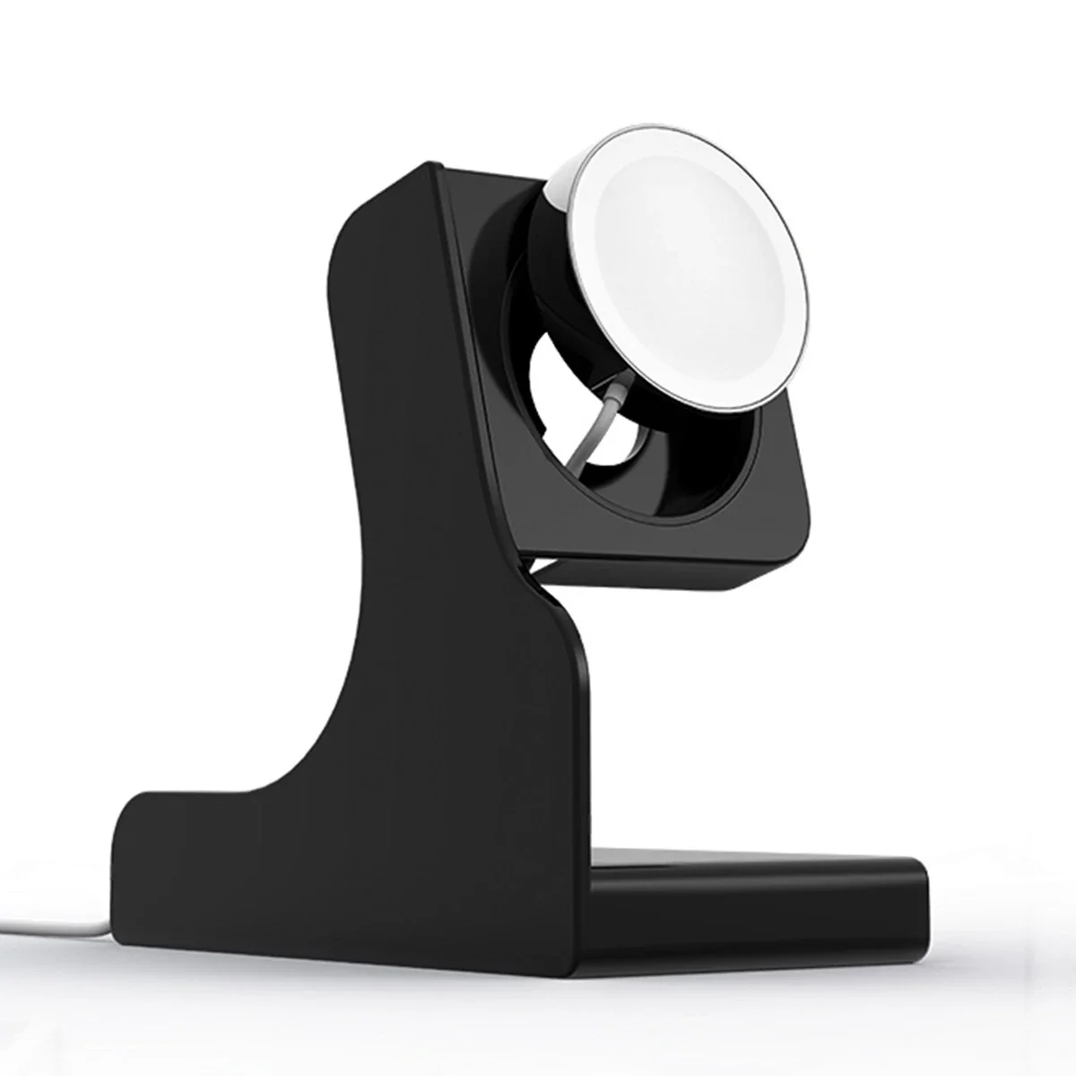 Silicone Charger Stand for Apple Watch Ultra 2 Series 9 8 7 6 5 4 3 2 SE Bracket For IWatch Night Dock Charging Desktop Holder