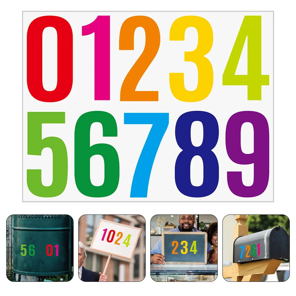 

Digital Stickers Racing Number Decals for Stickers Mailbox Numbers outside