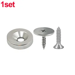 Elegant Metal Magnetic Cabinet Door Catch for Discreet and Secure Furniture Closure (1set)