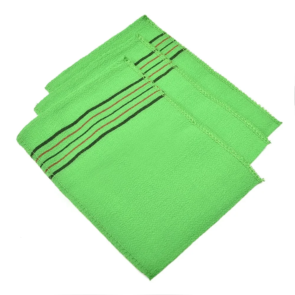 Korean Asian Exfoliating Bath Washcloth Body Scrub Shower Wash Cloths Dead Skin Clean Wash Towel Tool 3Pcs hand towel,bamboo hand towel