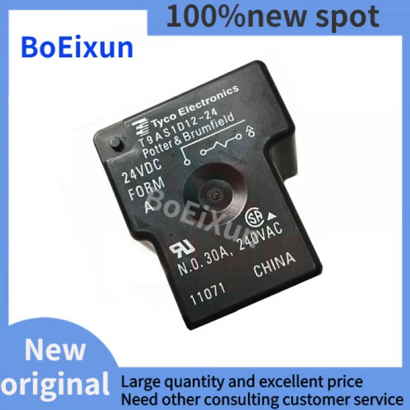 

2PCS/lot 100%New Relay T9AS1D12-12 T9AS1D12-24 T9AS1D12-12 T9AS1D12-24 30A 4PIN 12VDC 24VDC