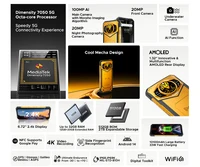 World Premiere DOOGEE S200 X 5G Rugged Phone 12+512GB Smartphone 6.72” FHD+120Hz IPS screen Dimensity 7050 10100mAh battery 33W - Image 2