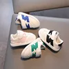 Children's Walking Shoes Spring and Fall Four Seasons Models of Men and Women Baby Non-slip Breathable Casual White Shoes 2