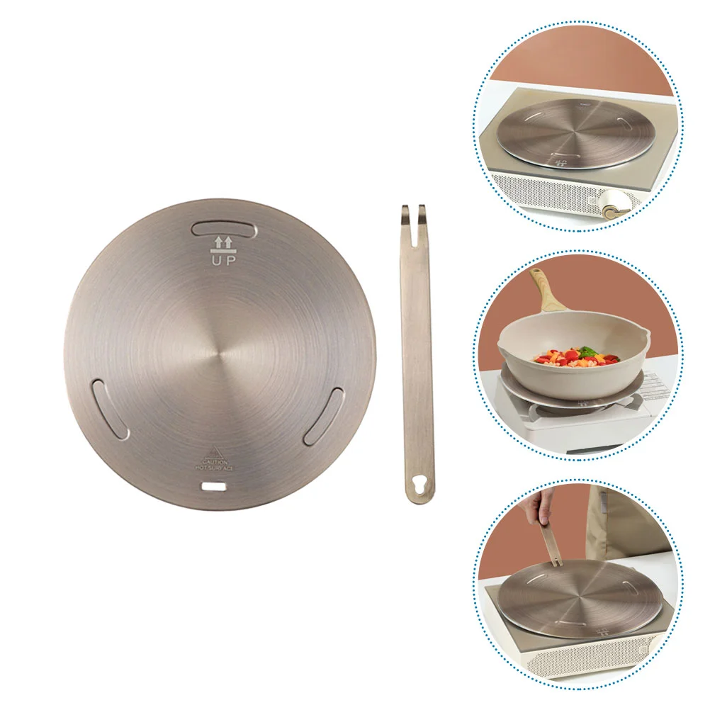 Induction Plate Heat Diffuser gas stove accessories induction cooker accessories Stainless Steel 16Pcs For Stove Parts Kitchen Utensils