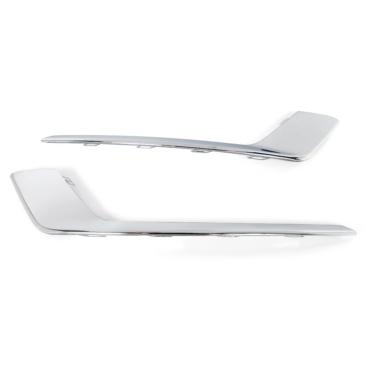 Front Fog Light Lamp Strip Trim Pair LH+RH Side For 2017-19 Ford Mondeo Fusion