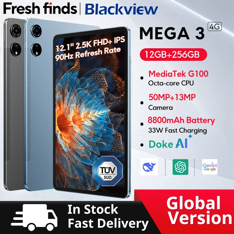 Blackview MEGA 3 G100/12GB/256GB/SIMフリー Blackview MEGA 3 Tablet PC 12.1