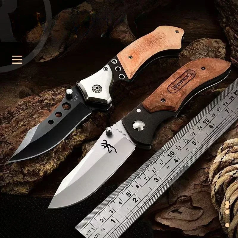 

Damascus Outdoor Folding Knife Sharp High Hardness Portable Knife Barbecue Camping Multi-Functional Survival Hunting Knife