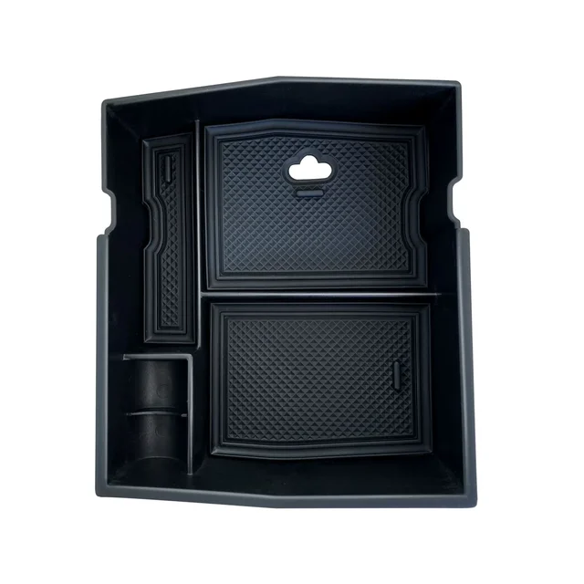 Car Armrest Storage Box For Subaru Forester SJ SF 2013-2018-2022 Central Control Container Stowing Tidying Auto Organizer Tray 3