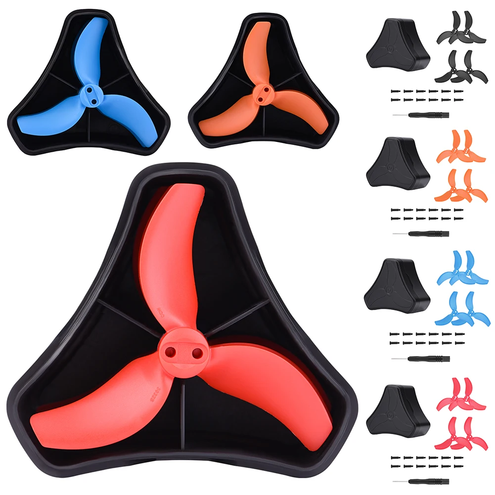 3032S Prop Blades Holder with 2 Pair Propellers Dustproof 3032S Propeller Storage Case Storage Case for DJI Avata 2 Accessories