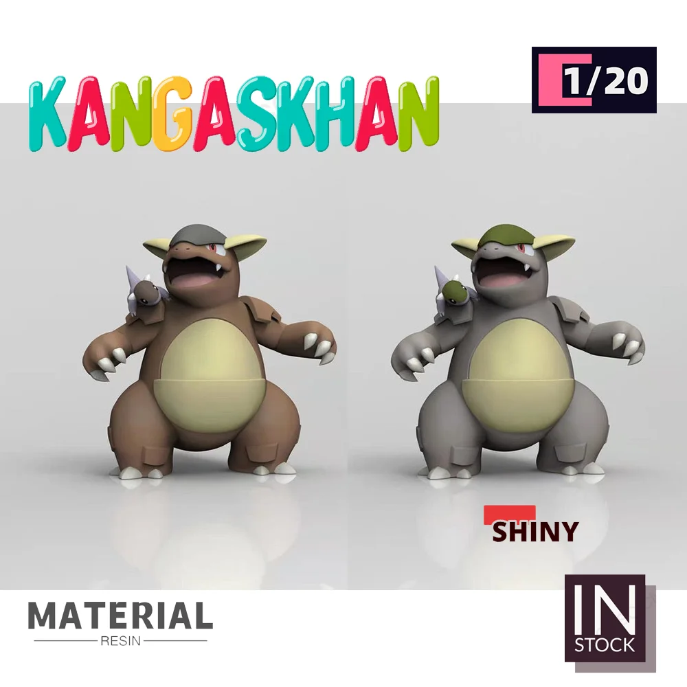 In Stock] 1/20 Resin Figure [HH] - Kangaskhan & Mega Kangaskhan