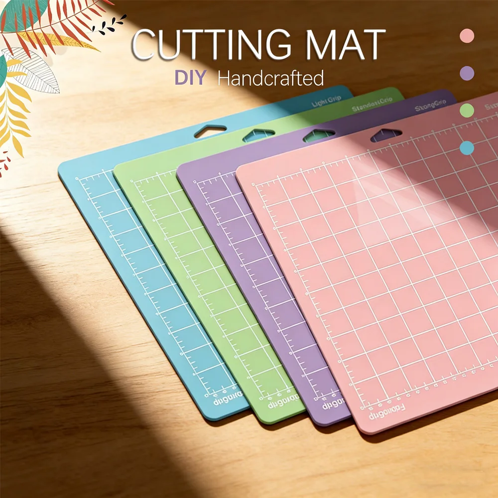 Premium 12x12 Inch Portable Replacement Cutting Mat - Pack of 3 or 4 with Strong Adhesive PVC Material