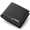 New Men's Wallet Credit Card Holder Zipper Coin Purse High-Quality Lychee Pattern Business Short Wallet For Men 3