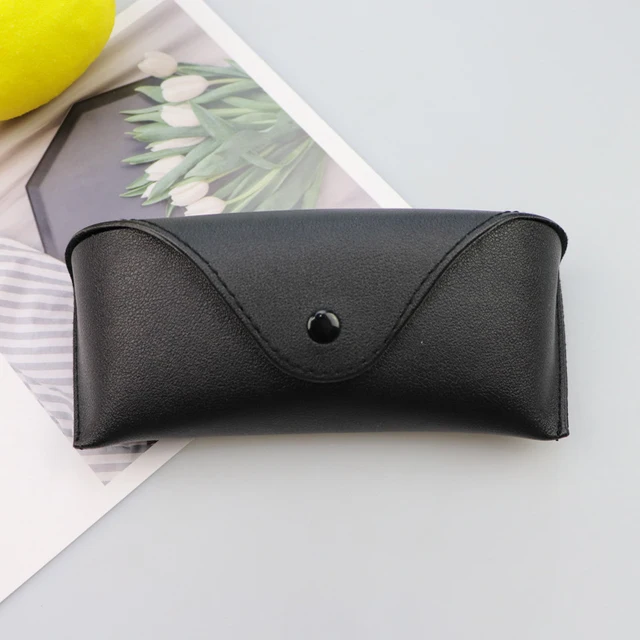 Durable soft Leather Eye Glasses Sunglasses Case for Women Unisex Morandi  color Lightweight Protector Waterproof Box Solid Bag - AliExpress