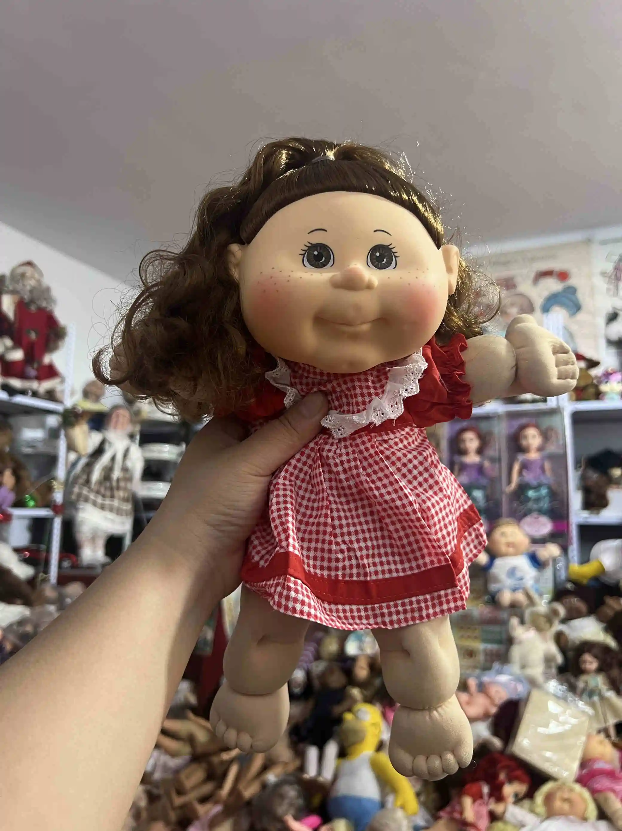 thumbnail image 1 of En existencia Muñeca Cabbage Patch original Muñeca de vinilo Linda Muñeca de algodón PP Cambiante Juguete Cabbage Patch Kid Amigos Regalo de cumpleaños, 1 of 5