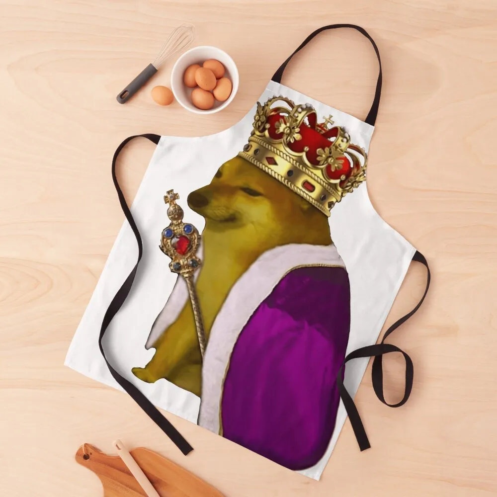

Purple Cheems King Apron professional kitchen Men'ss Cooking Clothes Apron