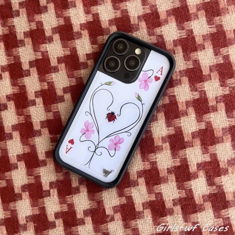 ★追跡&関税込【WILDFLOWER】iPhoneケース/Lila Moss Wildflower Lila Moss Dreamy Hearts Phone Case for iPhone 12