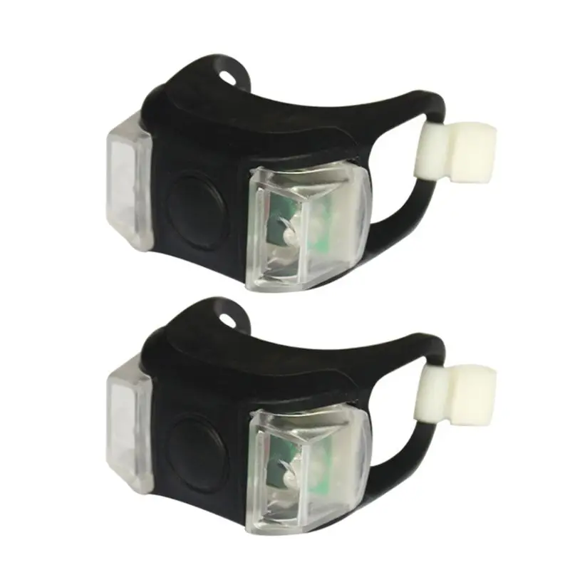 2pcs Baby Stroller Night Light Waterproof Silicone Caution lamp Outdoor LED Remind Caution Lamp stroller accessories stroller reflective patch