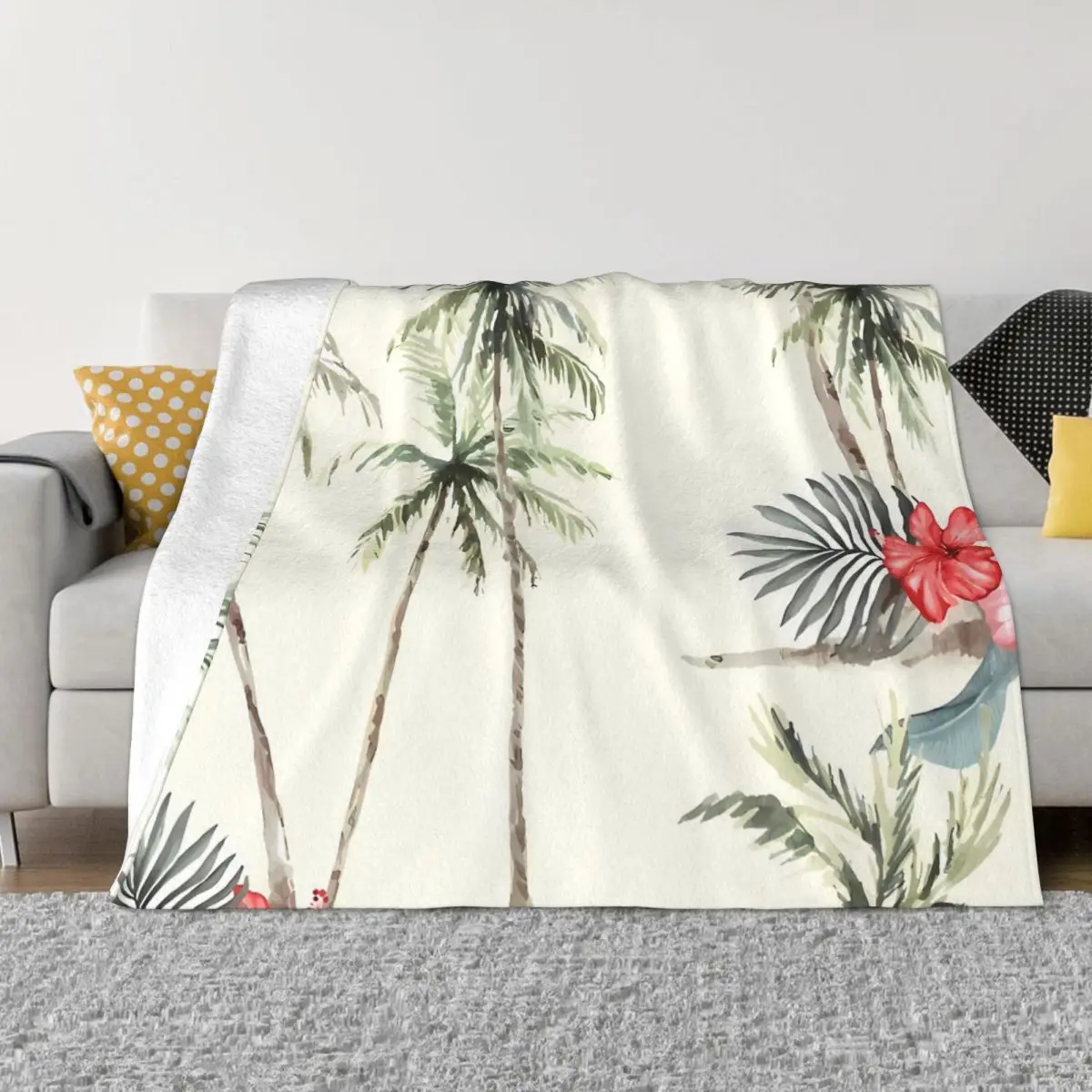 

Beige Experience Portable Warm Throw Blankets for Bedding Travel