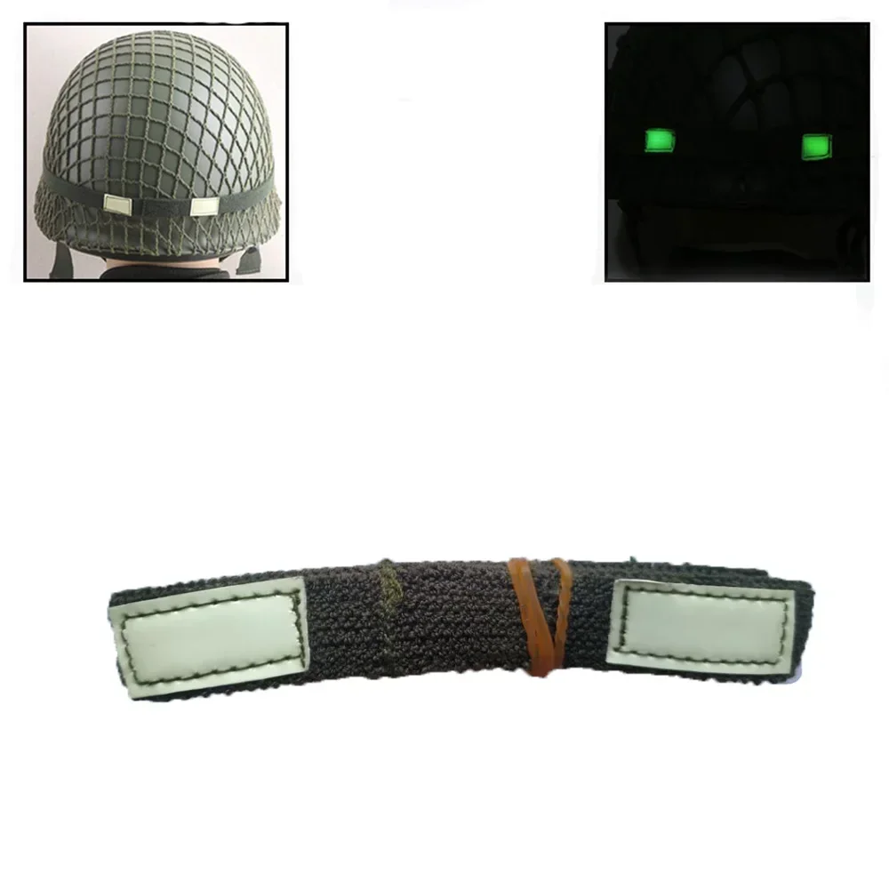 WWII WW2 M1 Helmet Cat Eye Motorcycle Sticker M35 Helmet Reflective Strip MK 2 Outdoor Reflective Strip