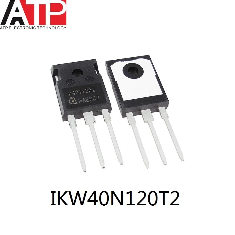 

10 шт./партия, новые оригинальные IKW40N120T2 K40T1202 TO-247 IGBT 1200V 75A 480W TO247-3 IKW40N120T2FKSA1