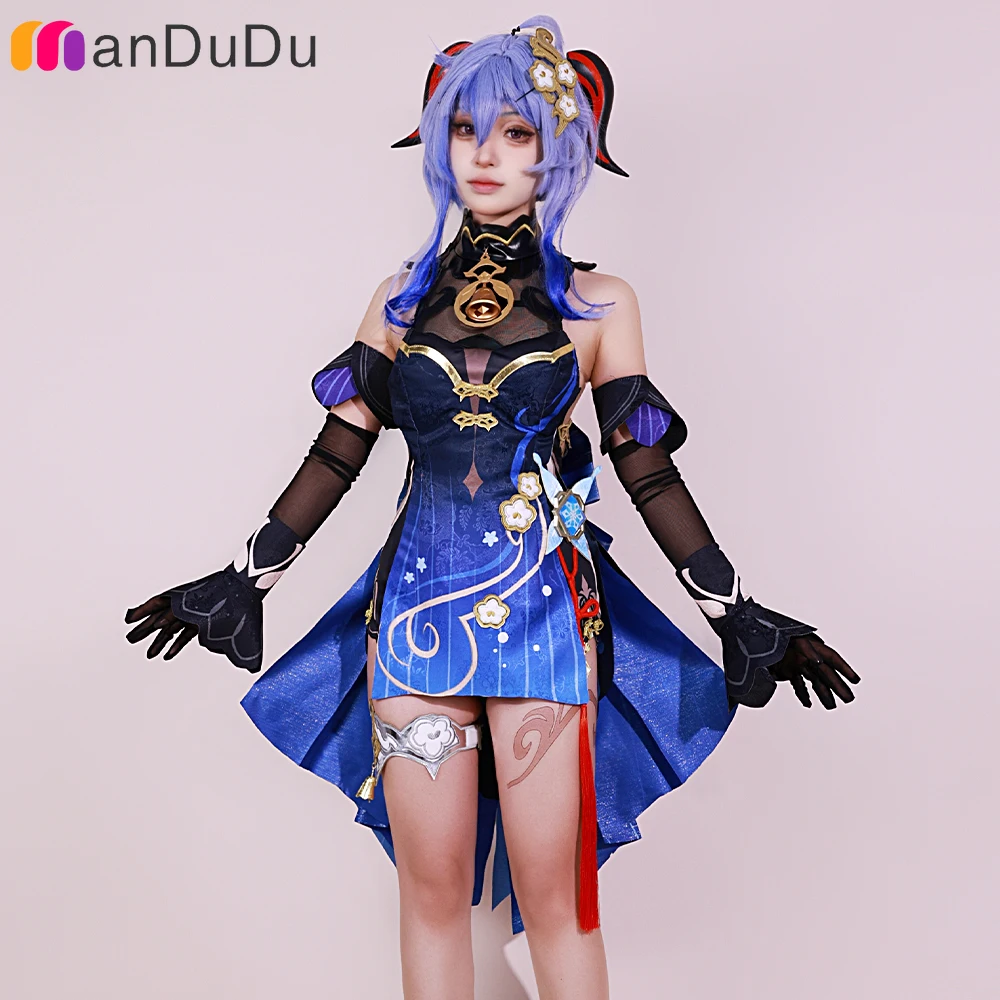

Game GenshinImpact Deepavali Ganyu Cosplay Costume Role Play Comic Con Dress Hallowmas Party Wigs Animation Prop